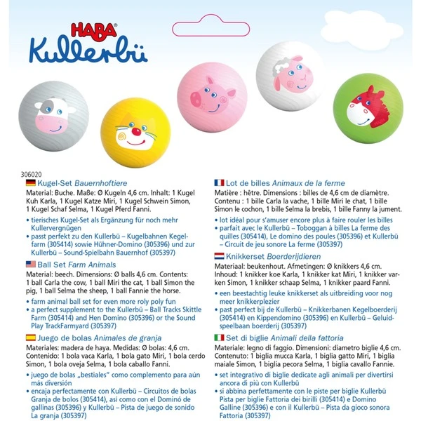 HABA Kullerbü - Kugel-Set Bauernhoftiere, Bahn 9 HABA Kullerbü - Kugel-Set Bauernhoftiere, Bahn – Bild 7