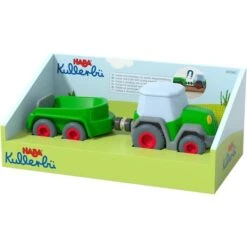 HABA Kullerbü - Traktor Mit Anhänger, Spielfahrzeug -Haba Verkaufsgeschäft HABA Kullerb Traktor mit Anh nger Spielfahrzeug@@1678536 2