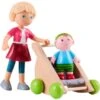 HABA Little Friends - Mama Melanie Und Baby Kilian, Spielfigur -Haba Verkaufsgeschäft HABA Little Friends Mama Melanie und Baby Kilian Spielfigur@@1678725
