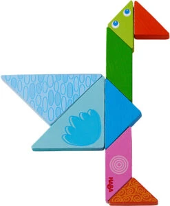 Haba 305777 Legespiel Bunter Tangram-Mix, 21-tlg. -Haba Verkaufsgeschäft haba 305777 legespiel bunter tangram mix 21 tlg 2