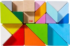 Haba 305778 3D-Legespiel Tangram-Würfel, 21-tlg.