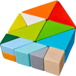 Haba 305778 3D-Legespiel Tangram-Würfel, 21-tlg. -Haba Verkaufsgeschäft haba 305778 3d legespiel tangram wurfel 21 tlg 3