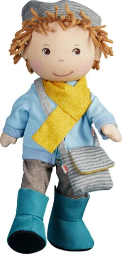 Haba 306579 Kleiderset Accessoires, 3-tlg. Puppen-Stiefel, Schal, Umhängetasche,... -Haba Verkaufsgeschäft haba 306579 kleiderset accessoires 3 tlg puppen stiefel schal umhangetasche 3