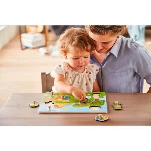 Haba Greifpuzzle Obstgarten In Mehrfarbig 4 Haba Greifpuzzle Obstgarten In Mehrfarbig – Bild 2