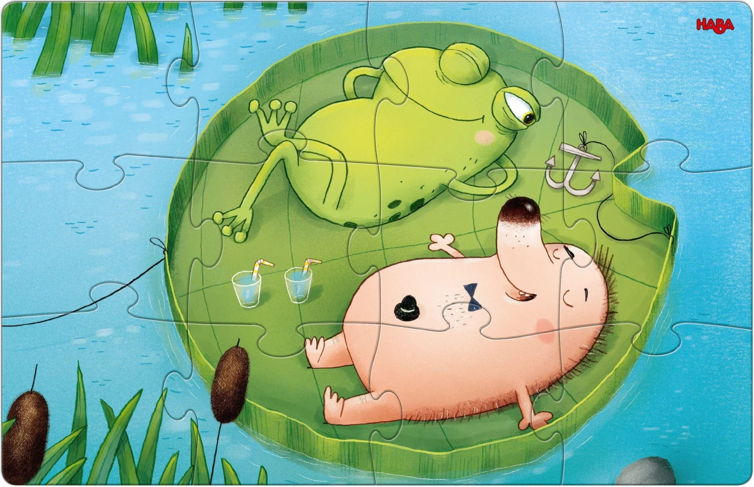 Puzzles Herr Igel 2 X 12 Teile 4 Puzzles Herr Igel 2 X 12 Teile – Bild 2