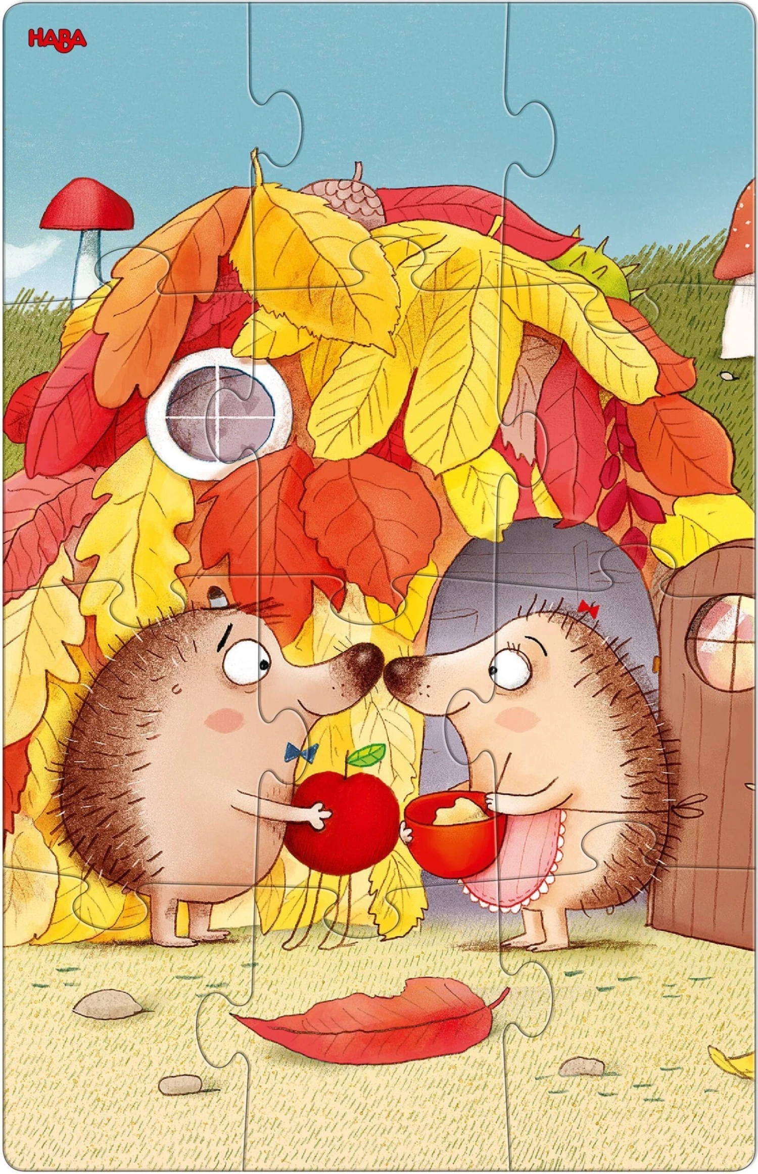 Puzzles Herr Igel 2 X 12 Teile 5 Puzzles Herr Igel 2 X 12 Teile – Bild 3