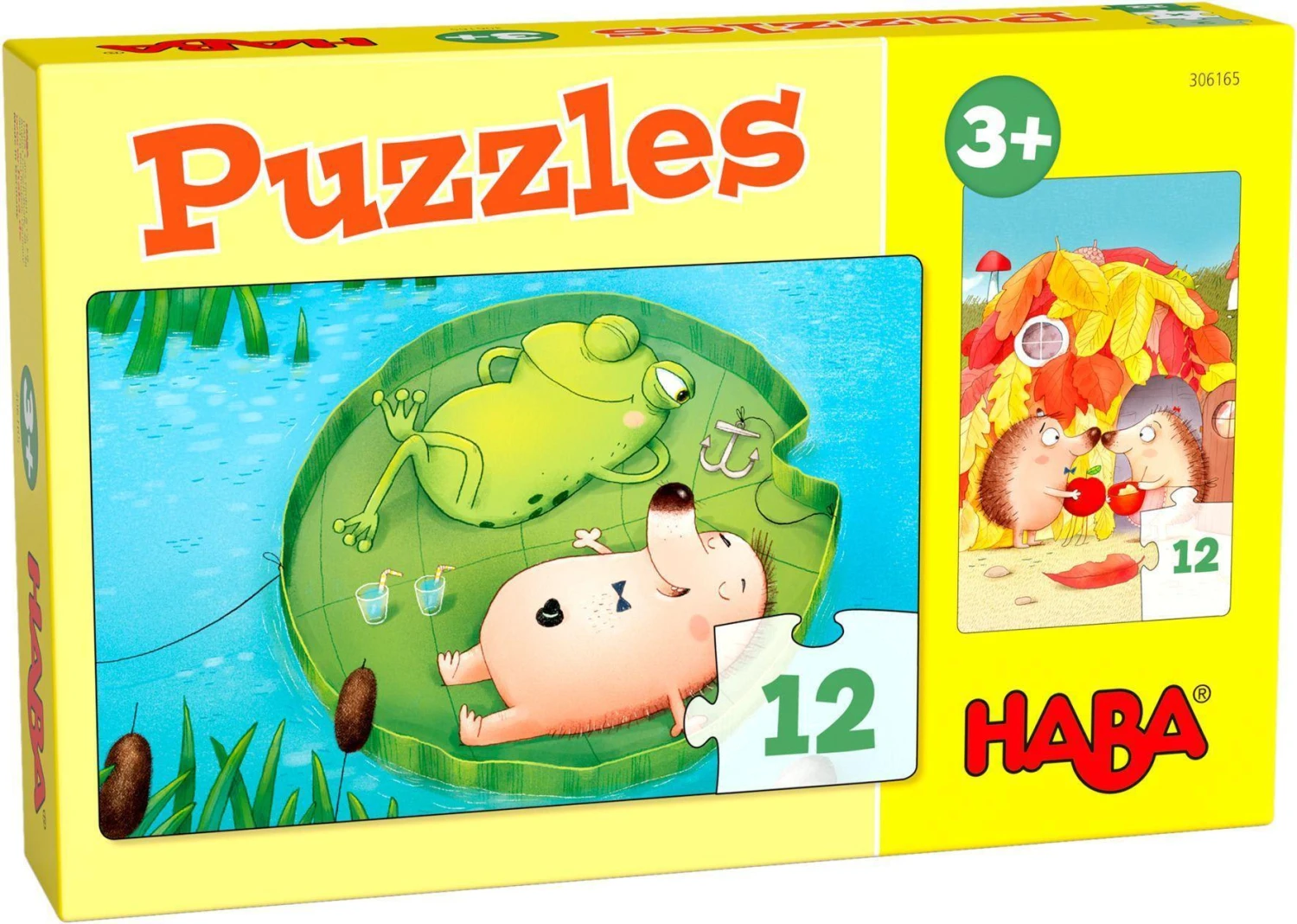 Puzzles Herr Igel 2 X 12 Teile 3 Puzzles Herr Igel 2 X 12 Teile