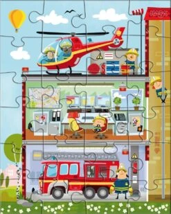 Puzzles Kleine Feuerwehr. 3 Motive Je 24 Teile -Haba Verkaufsgeschäft haba sales gmbh and co kg puzzles kleine feuerwehr 3 motive je 24 teile 2