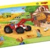 Rahmenpuzzle Landmaschinen | Mit 25 Großen Puzzleteilen Aus Stabiler Pappe -Haba Verkaufsgeschäft haba sales gmbh and co kg rahmenpuzzle landmaschinen mit 25 grossen puzzleteilen aus stabiler pappe
