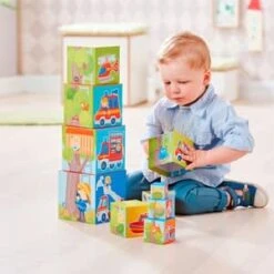 Haba Stapelwürfel Feuerwehr In Mehrfarbig -Haba Verkaufsgeschäft haba stapelwurfel feuerwehr in mehrfarbig 2